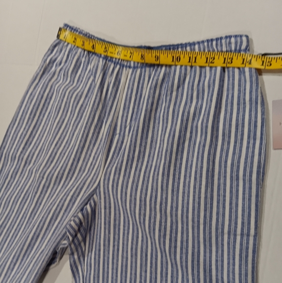 Happily Grey Women's (Size S) Gray-Blue Stripe Pajama Pants (NWT) - Picture 8 of 14